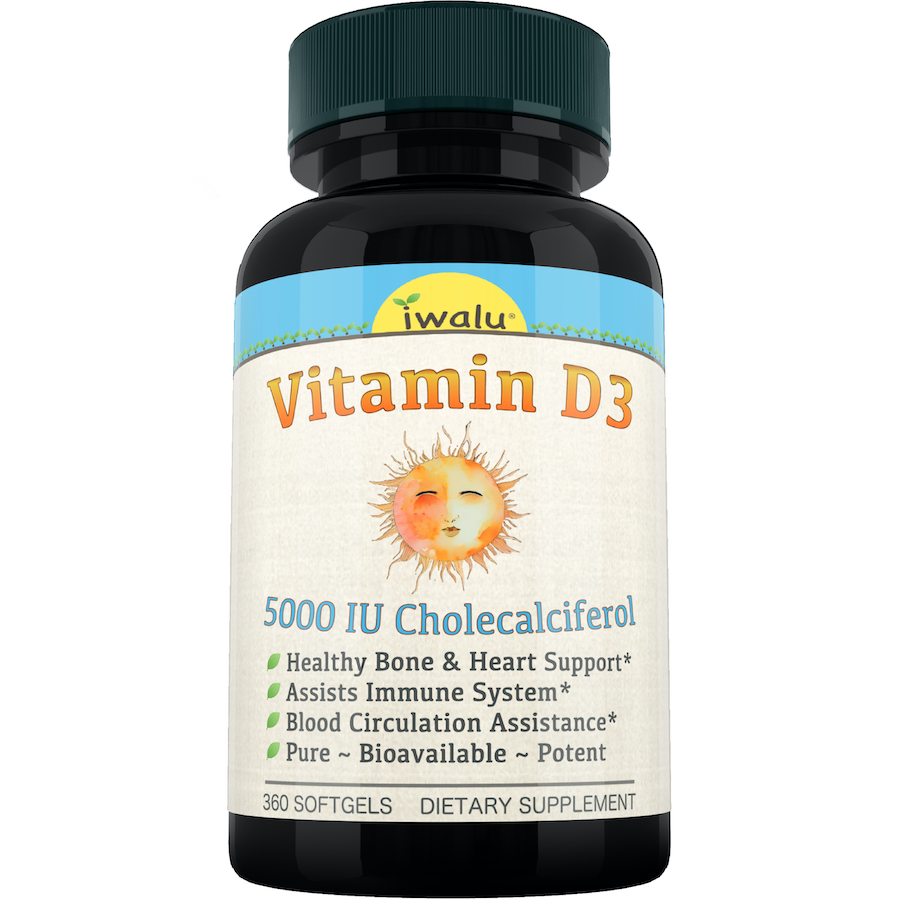 vitamin d3 cholecalciferol 5000iu 5000 iu vitamina d softgel by iwalu 360 ct
